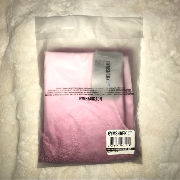Gymshark Ombre Seamless Leggings - Chalk Pink/Beet - Picture 10 of 10